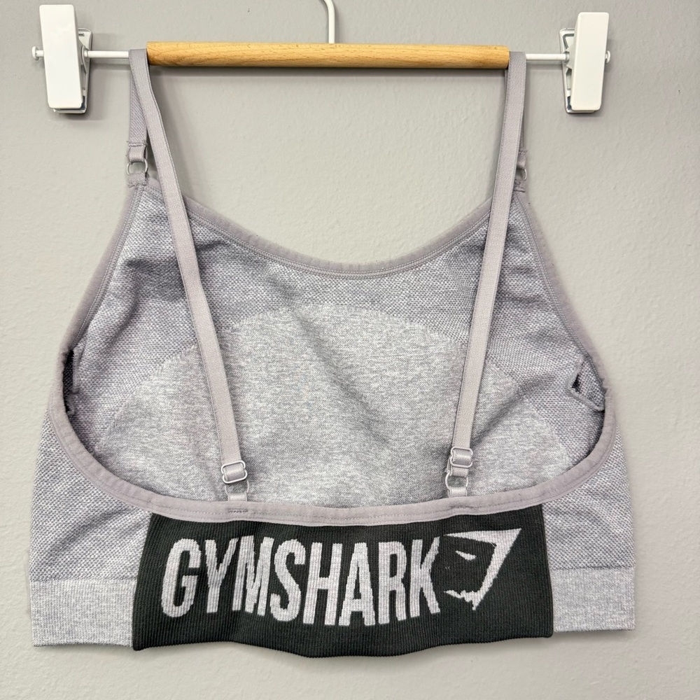 Gymshark Sports strapy Bra lined not padded size M Comfy Gray Bra - Picture 4 of 6